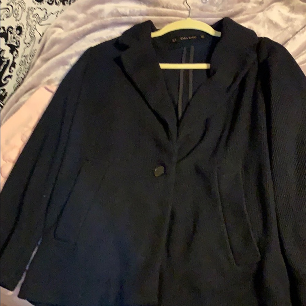 Zara navy blue blazer